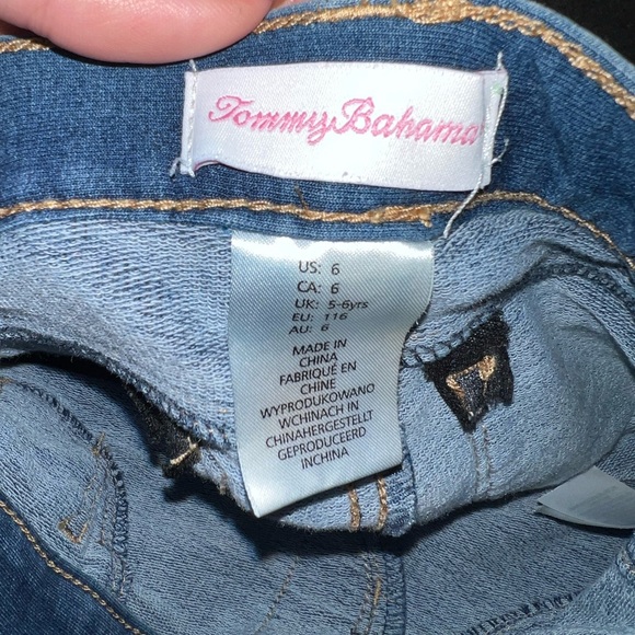 Tommy Bahama Jean Bermuda Shorts Size 6 - Picture 2 of 4